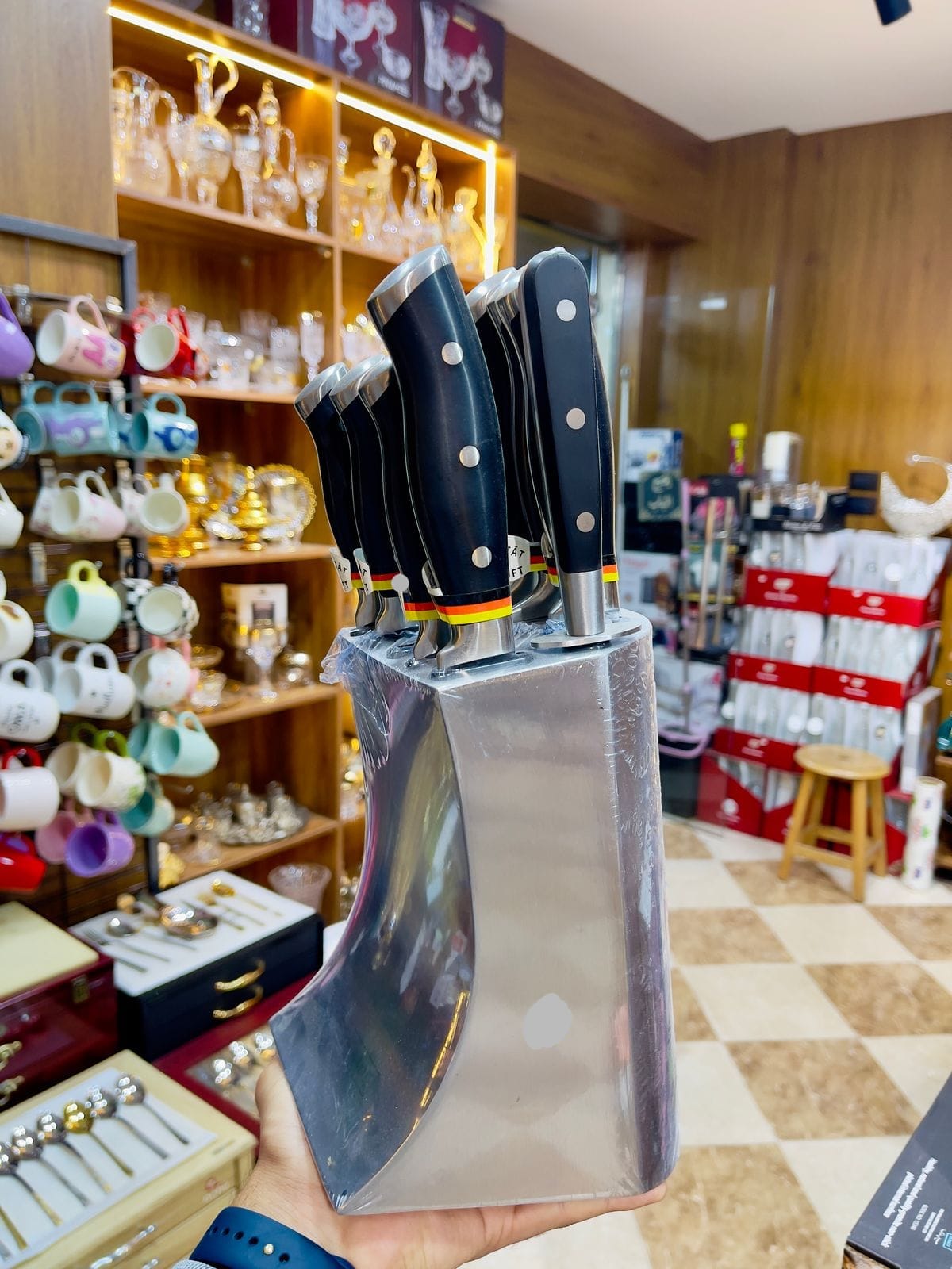 استند، سكاكين ارشيا اصلي 10قطع