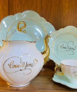 طقم شاي وجاتوه باللون المكس المميز جدا