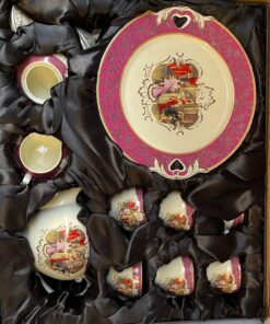 طقم شاي وجاتوه ليموج فرنساوي