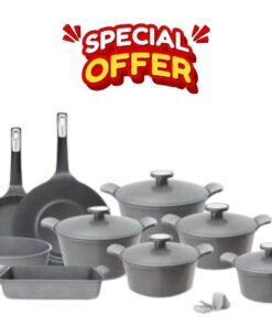 Alternative view of طقم جيرانيت نيوفلام كوري اصلي 14قطعه