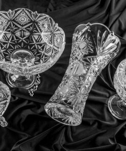 كريستال #بوهيمي#فازة#بونبونيرة#طبق#طفاية