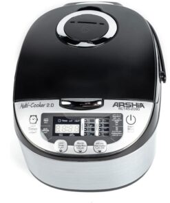 Alternative view of حلة طهي كهربائية ارشيا متعددة الاستخدام، 6 لتر، 770 وات، فضي