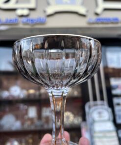 Alternative view of طقم كاسات آيس كريم زجاجي فاخر - 6 قطع باللون الفاميه