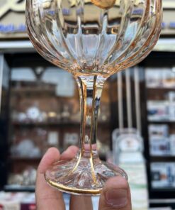 Alternative view of طقم كاسات آيس كريم زجاجي فاخر - 6 قطع باللون العسلي