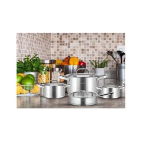 طقم استيل ارشيا 8قطع