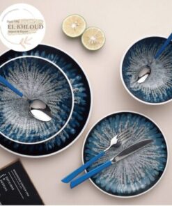 طقم عشاء بورسلين الخلود 24 ق تصميمات جديده 2025