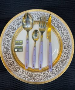 استند معالق جولد الماركه العالميه دوربينا 24 قطعه باللون الموف