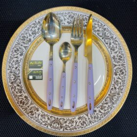 استند معالق جولد الماركه العالميه دوربينا 24 قطعه باللون الموف