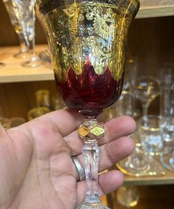 Alternative view of طقم كاسات كريستال أصلي – بوهيمي فاخر ✨