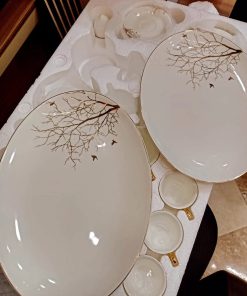 طقم سفره تايلاندي 60قطعه موديل الشجره