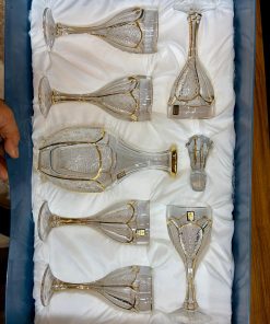 Alternative view of طقم شربات كريستال فرست كوبي – شغل دهب (7 قطع)