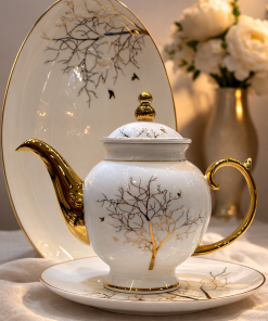 طقم سفره تايلاندي 60قطعه موديل الشجره