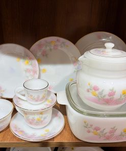 طقم58قطعه(مشجر) اركوبال تايلاندي اصلي حافه دهب