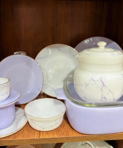 طقم اركوبال رخامي مكس كينار دهب تايلاندي اصلي 58 قطعة