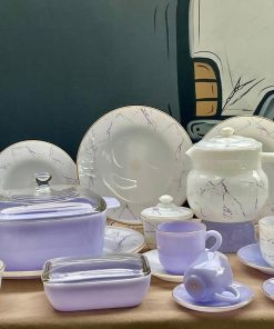 Alternative view of طقم اركوبال رخامي مكس كينار دهب تايلاندي اصلي 58 قطعة