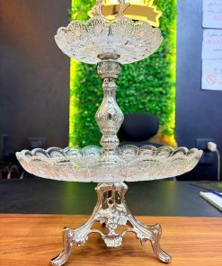 "شيالة حلويات كريستال بوهيميا (Bohemia) تشيكي أصلي - " (Tiered Serving Stand