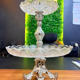 "شيالة حلويات كريستال بوهيميا (Bohemia) تشيكي أصلي - " (Tiered Serving Stand