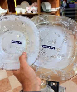 طقم أركوبيركس قطعة من الكريستال موديل تايلاندي كينار دهب