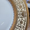 طقم سفره بيفاريا المانيا 60قطعه دهب بارز